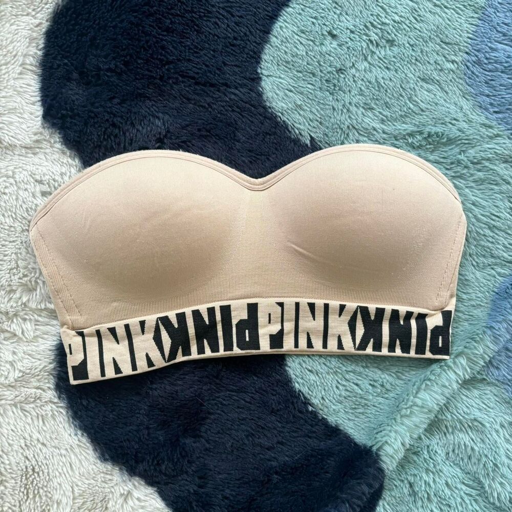 Pink by Victoria Secret Nude Bandeau Bra